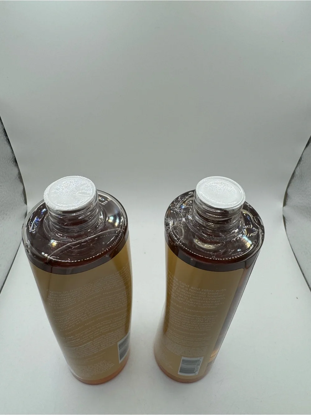 Set of 2 2018 Avon Gingerbread & Cappuccino Shower Gels NEW‎